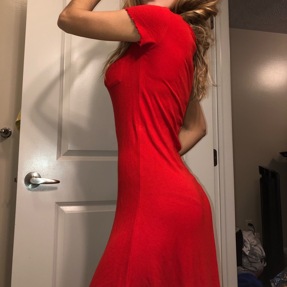 Red dress